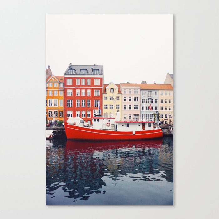 Nyhavn, Copenhagen Canvas Print