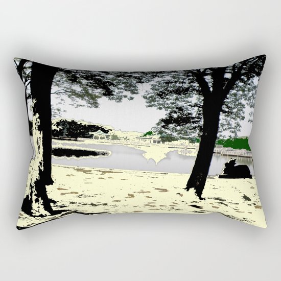 A Pleasant Day Rectangular Pillow