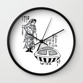 Japanese UFO Legend Utsuro-bune 'hollow ship' Wall Clock | Japanese, Fune, Bune, Ufo, Aliens, Legend, Utsuro, Painting, Weird, Japanesefolk 