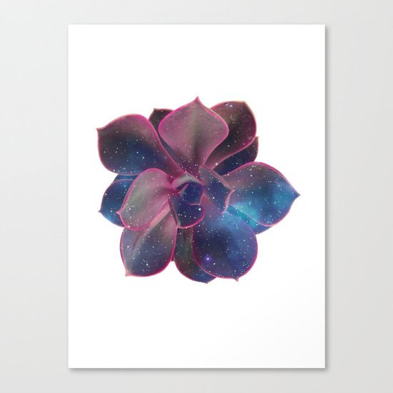 Galactic Succulent Canvas Print