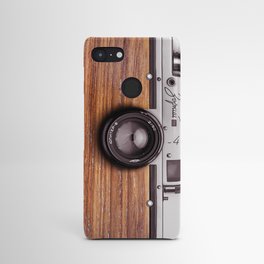 Vintage wooden style camera design 02 | for photography lovers Android Case