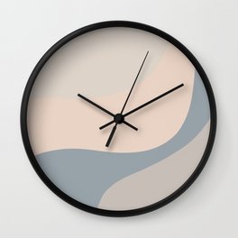 Abstract Coastal Desert Colour Design Wall Clock