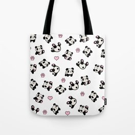 Panda pattern Tote Bag