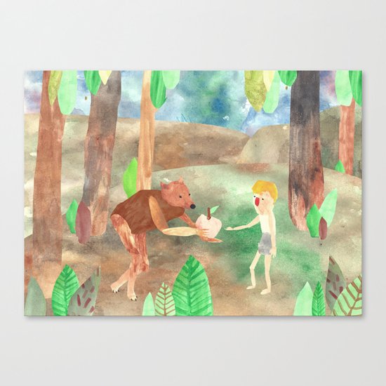 how I met my brother (part 2) Canvas Print