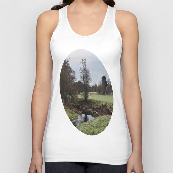 The frosty stream Unisex Tank Top