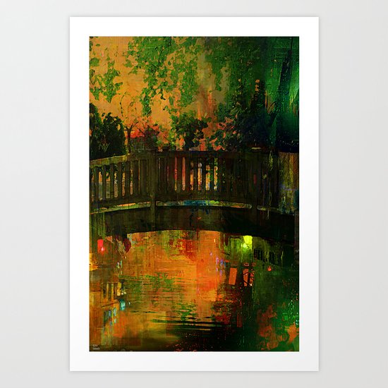 The bridge of Central Park Art Print