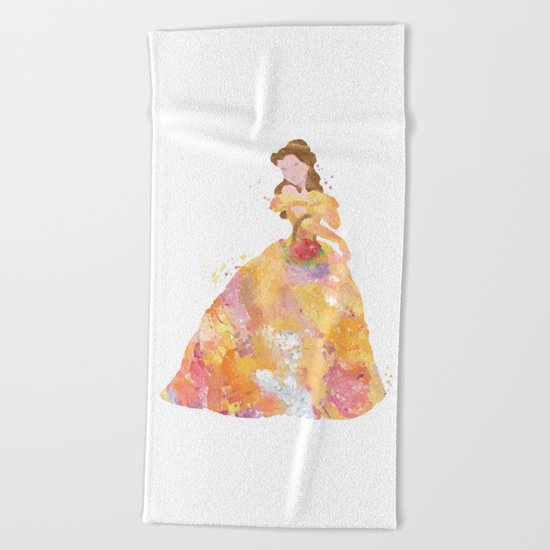Princess Belle Beach Towel