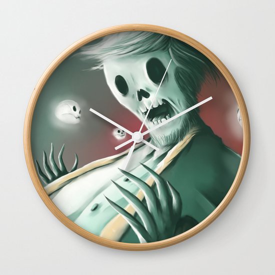 The haunted thoughts Wall Clock