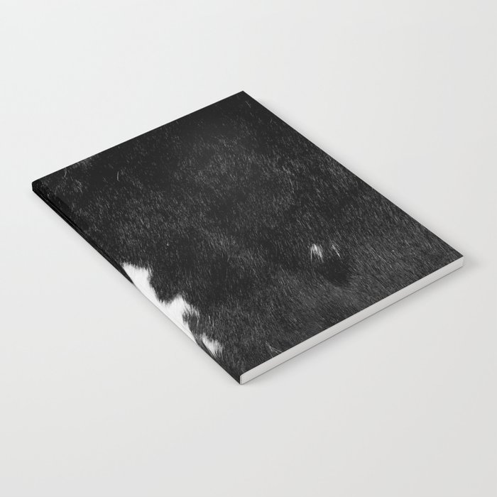 Black and White Faux Animal Fur (xii 2021) Notebook