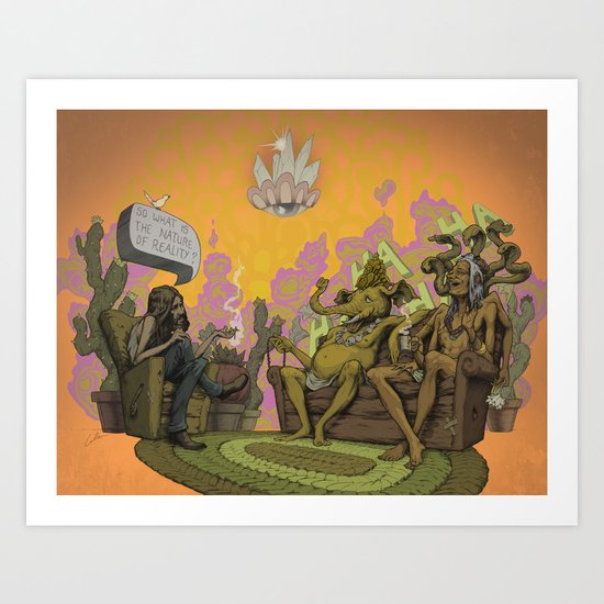 So What is the Nature of Reality? Art Print