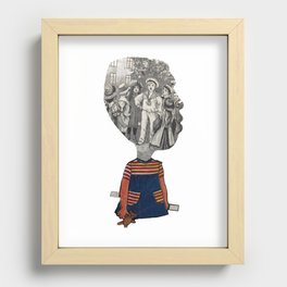 Silly Billy Big Head Recessed Framed Print