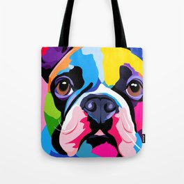 French Bulldog Pop Art 3 Tote Bag