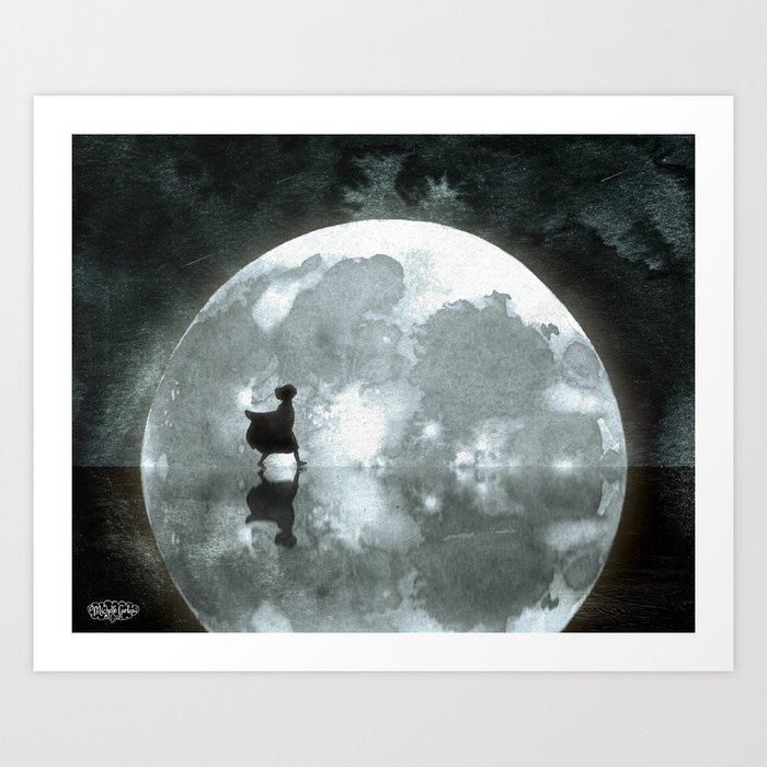 Super Moon Art Print