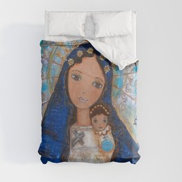 La Virgen de la Caridad del Cobre by Flor Larios Comforter