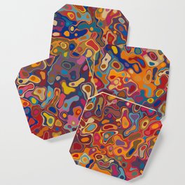 Colorful Abstract  Coaster