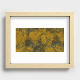 Old Yellow Green Recessed Framed Print