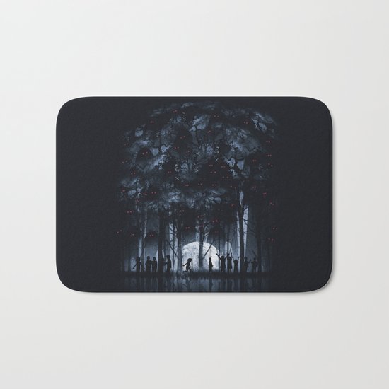 Creatures Rule the Night Bath Mat