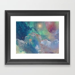 Out There Framed Art Print
