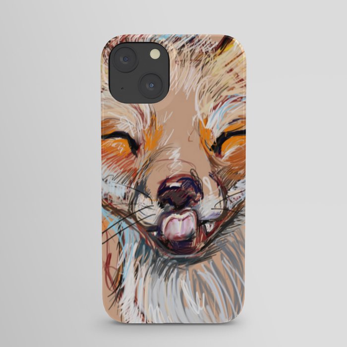 Happy Fox iPhone Case