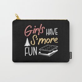 Girls Have S'more Fun Camping Graham Biscuit Carry-All Pouch