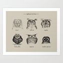 Caffeinated Owls Kunstdrucke