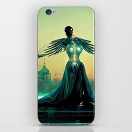 Cybernetic Angel iPhone Skin