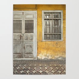 Old Doors in Georgetown, Penang Poster