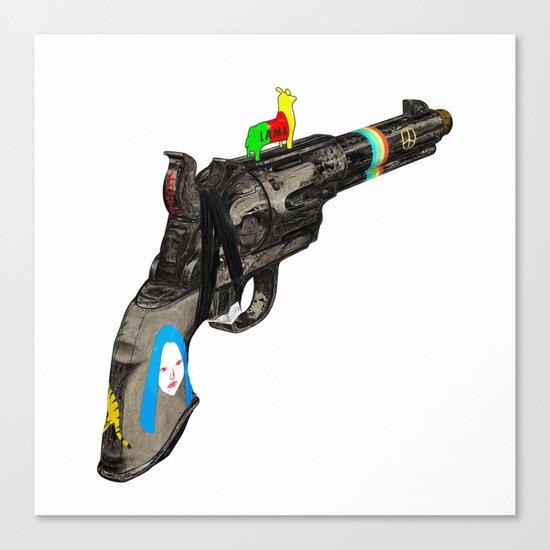 HIPPY GUN Canvas Print