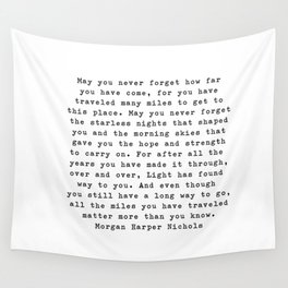 Morgan Harper Nichols | Typewriter Style Quote Wall Tapestry