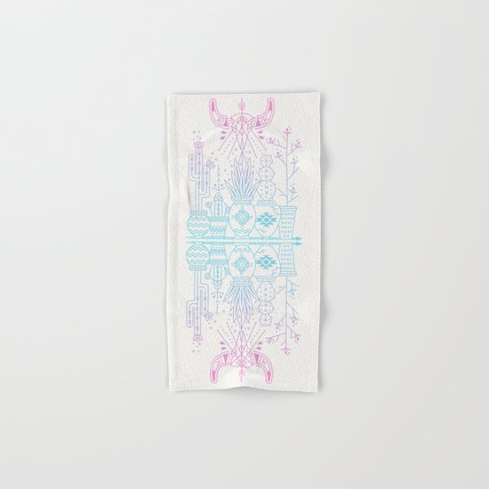 Santa Fe Garden – Rose Quartz & Serenity Hand & Bath Towel