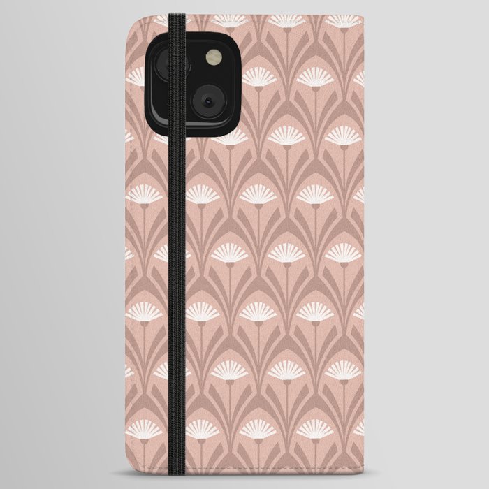 Arches with Flower Powder Pink iPhone Wallet Case