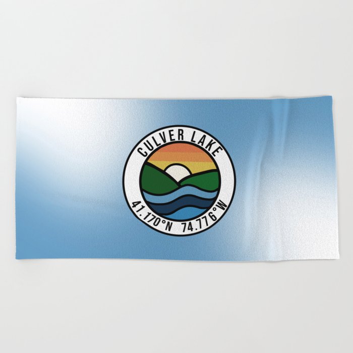 Culver Lake - Tie Dye Beach Towel