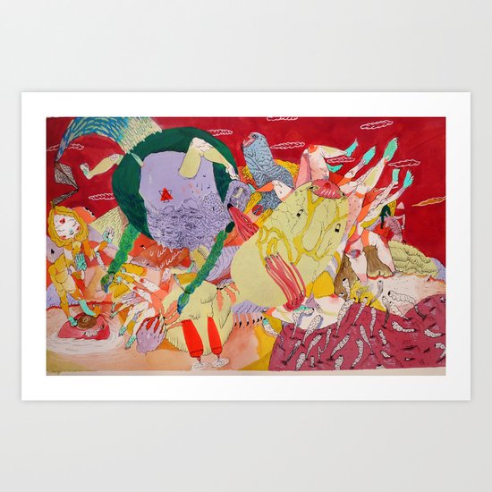 white mage Art Print