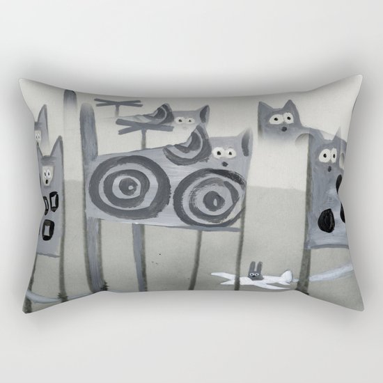bunny's dream Rectangular Pillow