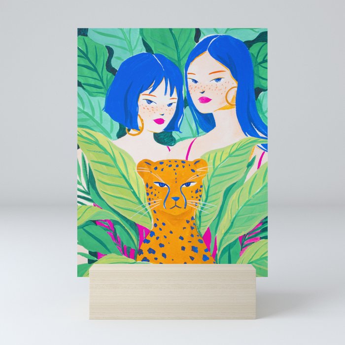 Jungle Friends Mini Art Print