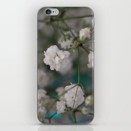 Baby's Breath Floral Photo iPhone Skin