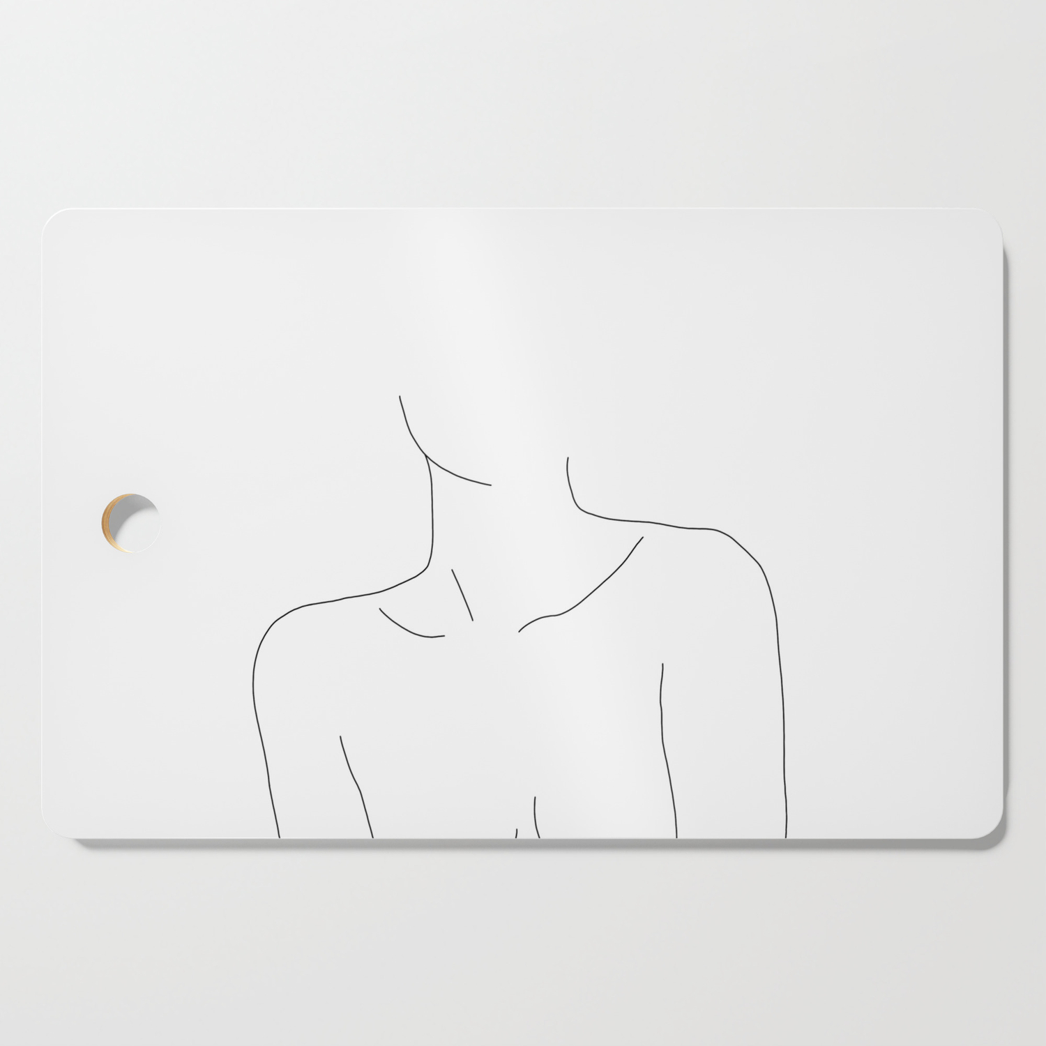 Neckline Collar Bones Drawing Erin Cutting Board By Thecolourstudy Society6 In drawing from this book, copy the last diagram, or finished picture, of the particular series. neckline collar bones drawing erin cutting board by thecolourstudy