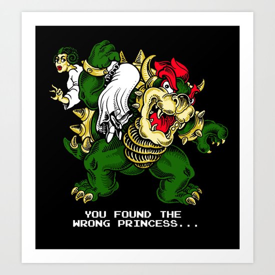 wrong princess. Art Print