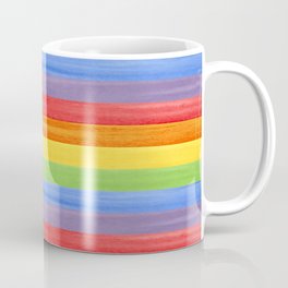 Pride - Rainbow Coffee Mug | June, Bi, Rainbow, Trans, Parade, Love, Watercolor, Lesbian, Pride, Geometric 