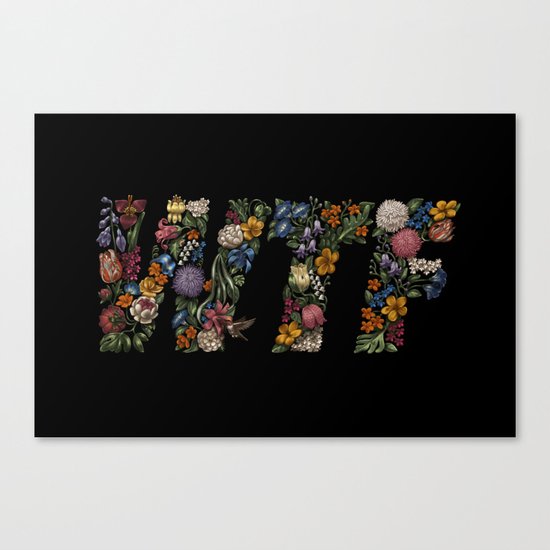 Water the Flowers Canvas Print