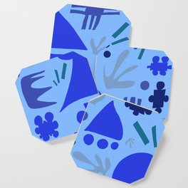 Shape Language 1 (Blue) Coaster