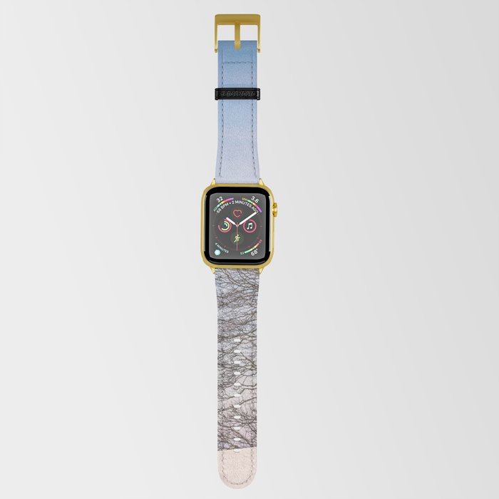 The lonely tree on a winter day Apple Watch Band