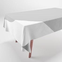 Heart (Gray & White) Tablecloth