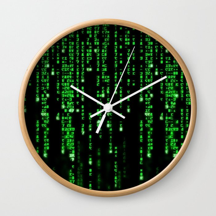 Matrix Binary Code Wall Clock By Alexus96 Society6 This is binary wall made out of analogue cans and candles at shift festival, basel by lazar jeremic on vimeo, the home for high quality videos and the… matrix binary code wall clock by alexus96