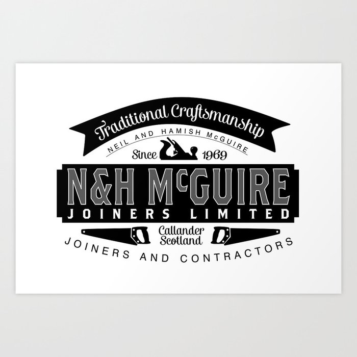 N&H McGuire Joiners Ltd. Art Print