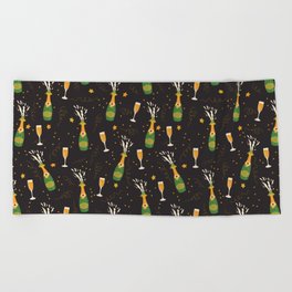 Champagne Party Beach Towel