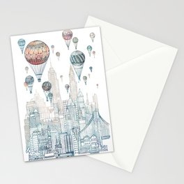 Voyages Over New York ~Refresh Stationery Card
