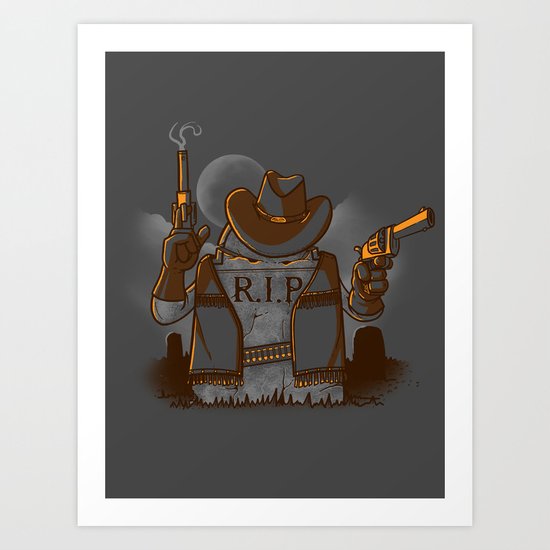 Tombstoned Art Print
