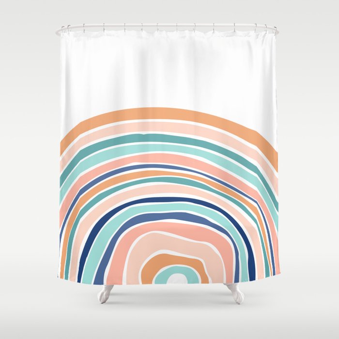 Rainbow clearance shower curtains