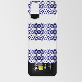 Bibi geometric stripe design in blue Android Card Case